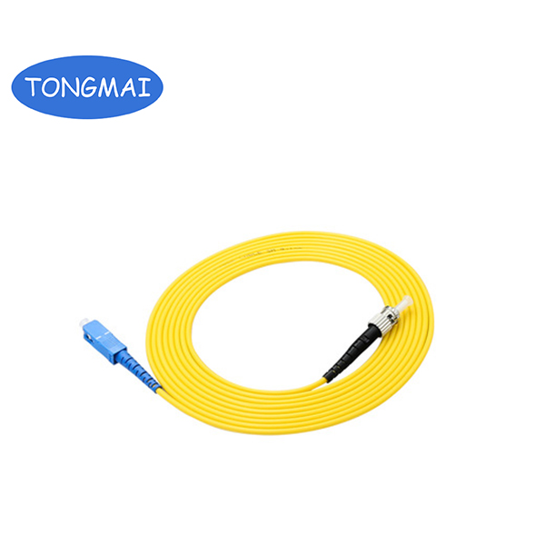 SC-ST single mode simplex Fiber optic patch cord 